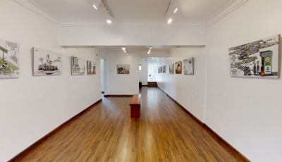 Comic Exhibition 3D Model