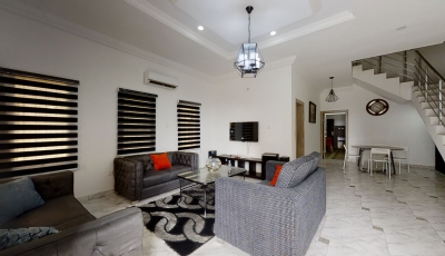 4 Bedroom Semi-Detached Duplex, Forte Contempo, Ajah 3D Model