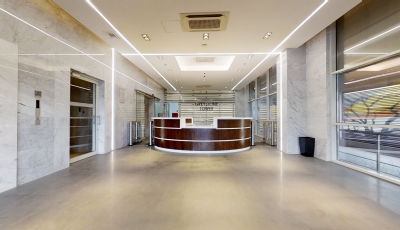 GREYSTONE TOWER ENTRANCE-RECEPTION-CAR PARK 3D Model