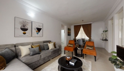 CHOIS GARDEN 2 BEDROOM APARTMENT BIBIRE COURT 3D Model