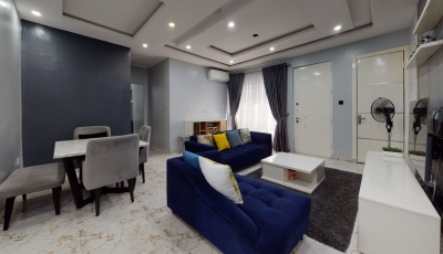 Lovely 3 Bedroom Apartment with BQ for Sale – Yaba 3D Model